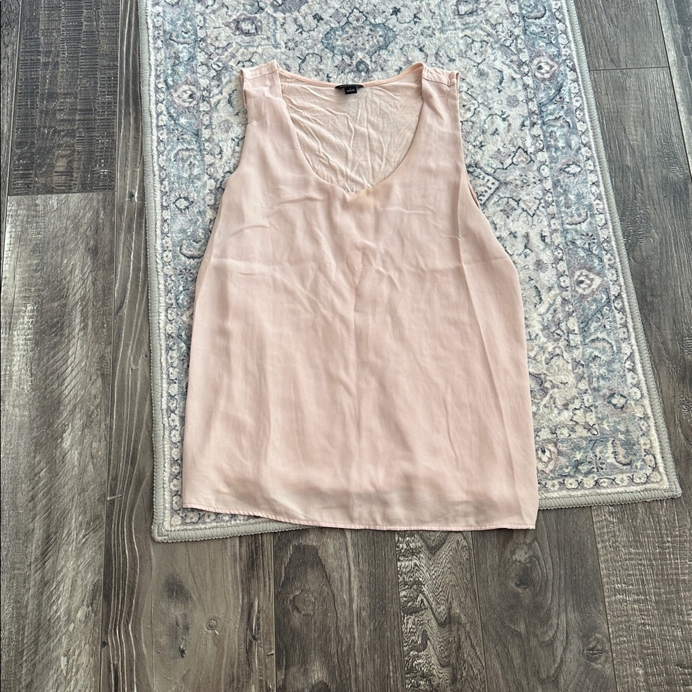 Ann Taylor light pink top (small)